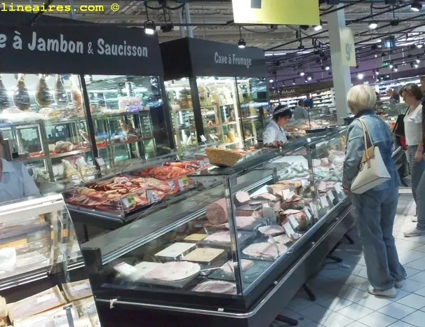 Caves à jambon et à fromage