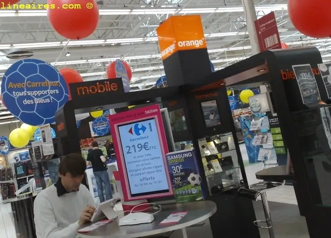 Le stand Orange mobile