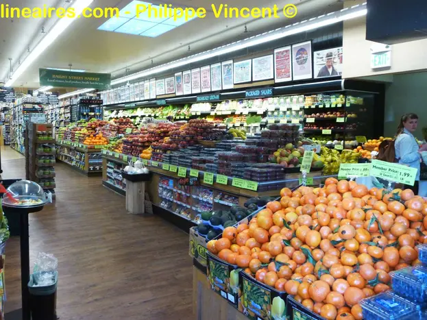 Le rayon fruits et légumes