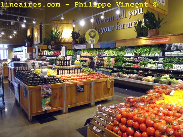 Le rayon fruits et légumes