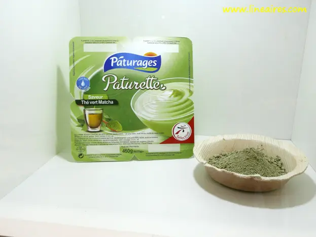 La crème dessert au thé vert