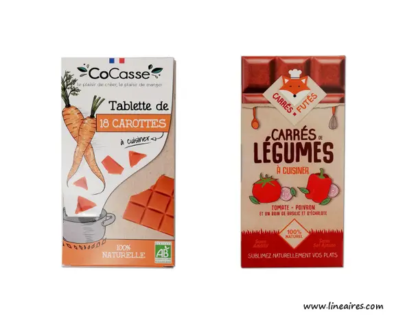 Les tablettes de légumes