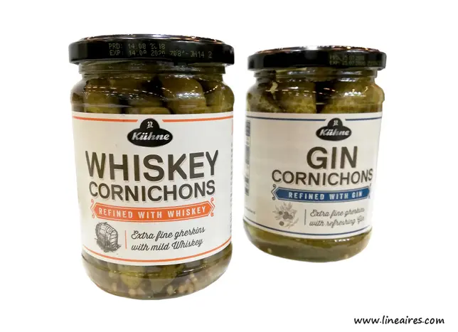 Cornichons alcoolisés