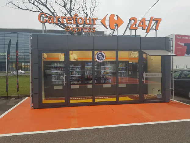 Carrefour Pologne magasin automatique 1