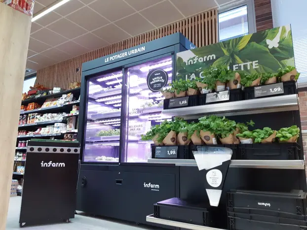 Infarm chez Intermarché