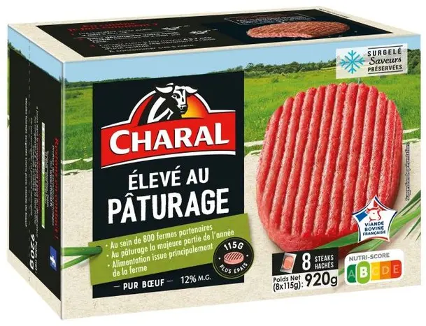 Charal élevé au pâturage