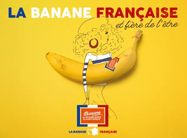 Banane francaise et fiere de l etre