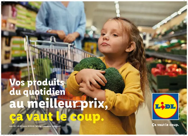 "Ça vaut le coup" : Lidl revient sur le terrain des prix bas.