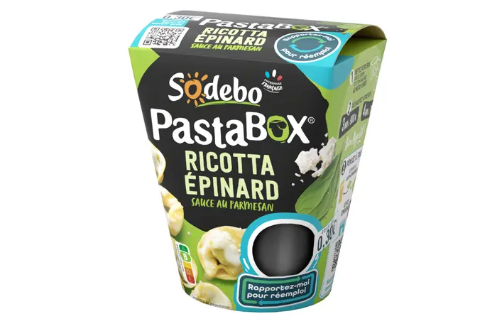 Une phase d'expérimentation a été menée dans plusieurs magasins Carrefour autour d'une recette : ricotta-épinard. 