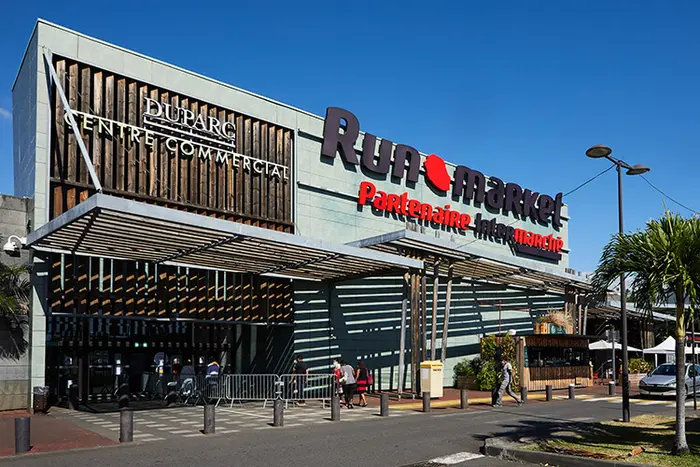 Un hyper Run Market-Partenaire Intermarché à La Réunion. Photo : Run Market.