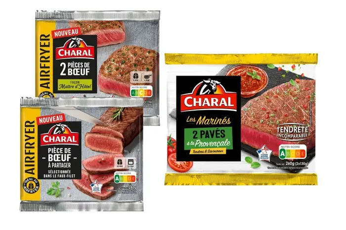 En piécés, Charal lance une gamme spécial air fryer et des pavés marinés à la provençale.