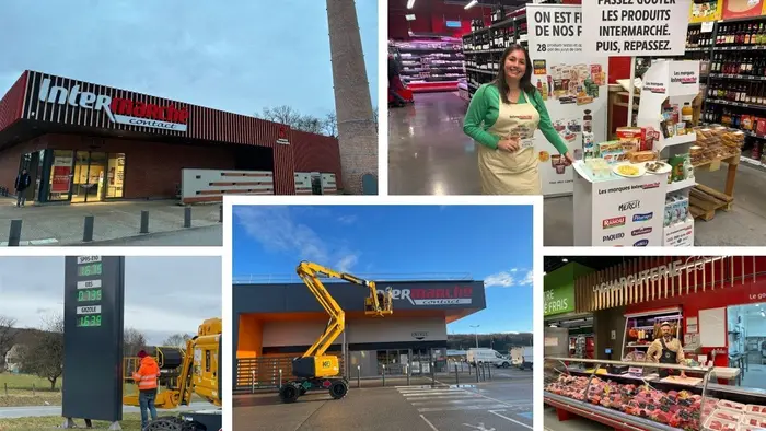 La bascule des ex-Colruyt sous enseignes Intermarché a commencé. Photos : Groupement Mousquetaires