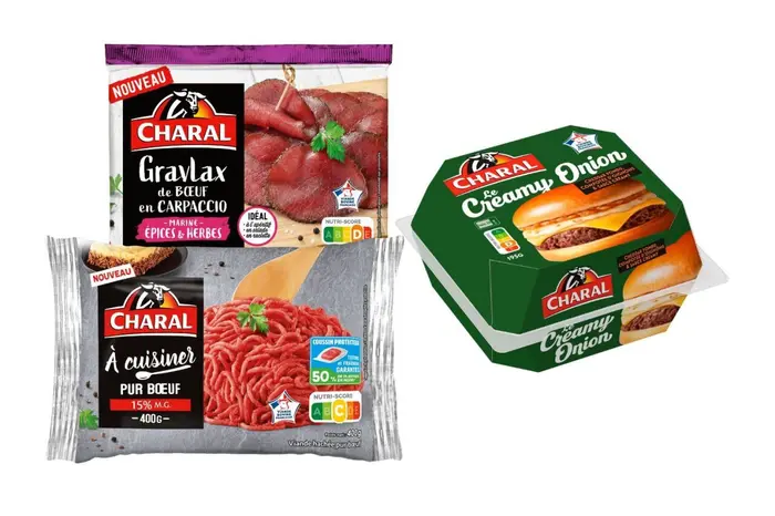 Parmi ses autres nouveautés : un gravlax de bœuf, du haché vrac 15 % MG et un burger creamy onion