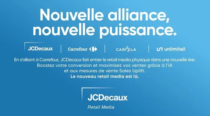 JCDecaux Carrefour Retail media
