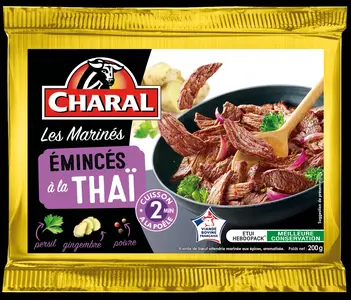 Charal émincés à la thaï