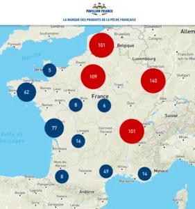 Carte interactive Pavillon France
