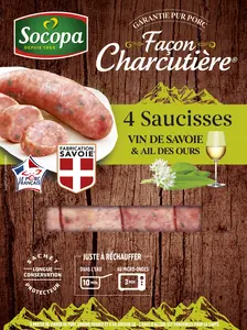 Saucisses Socopa Savoie