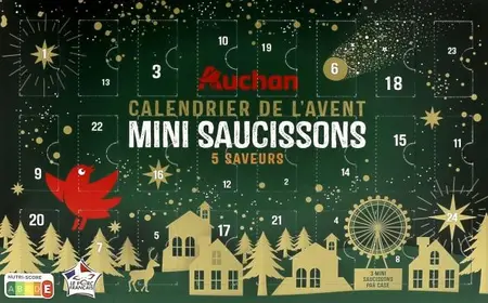 Calendrier de l'avent Auchan