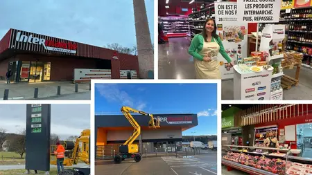 La bascule des ex-Colruyt sous enseignes Intermarché a commencé. Photos : Groupement Mousquetaires