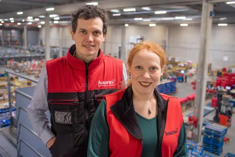 Casimir de Hauteclocque, président de Houra, et son épouse Loraine, directrice de la stratégie.