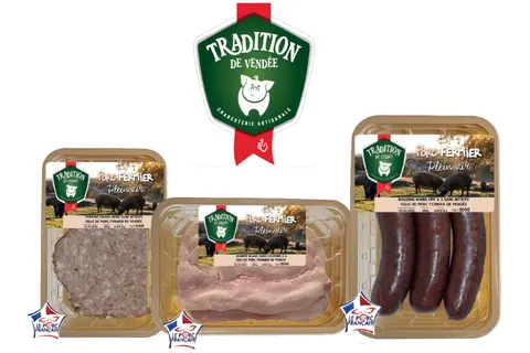 La nouvelle gamme comptera 12 références avec des tranches de terrines, du jambon, des boudins ou encore des chipolatas. 