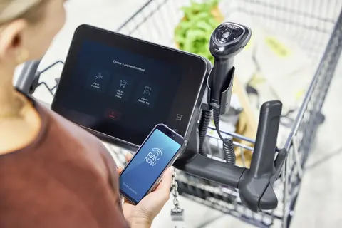 chariot connecté Wanzl