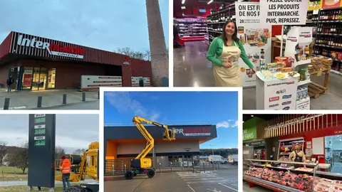 La bascule des ex-Colruyt sous enseignes Intermarché a commencé. Photos : Groupement Mousquetaires