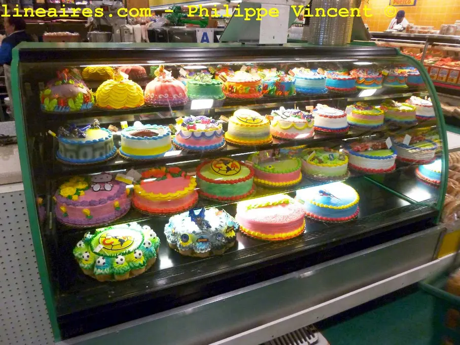 Pâtisseries colorées