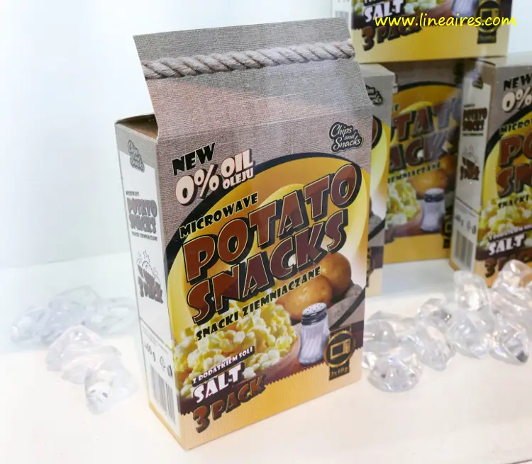 Le pop-corn de pomme de terre