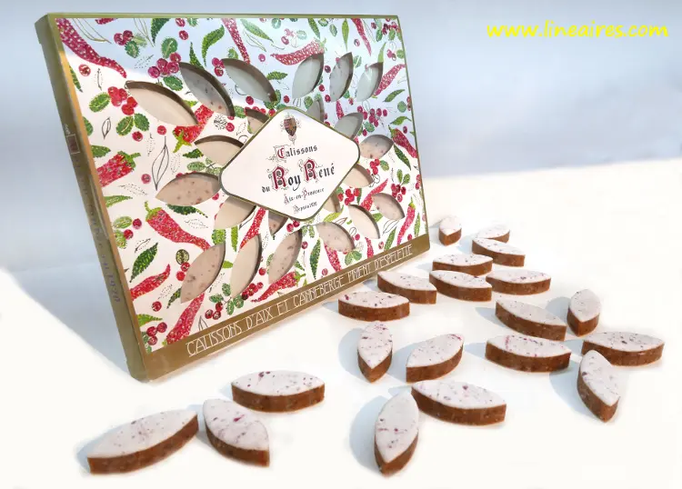 Les calissons cranberry et piment