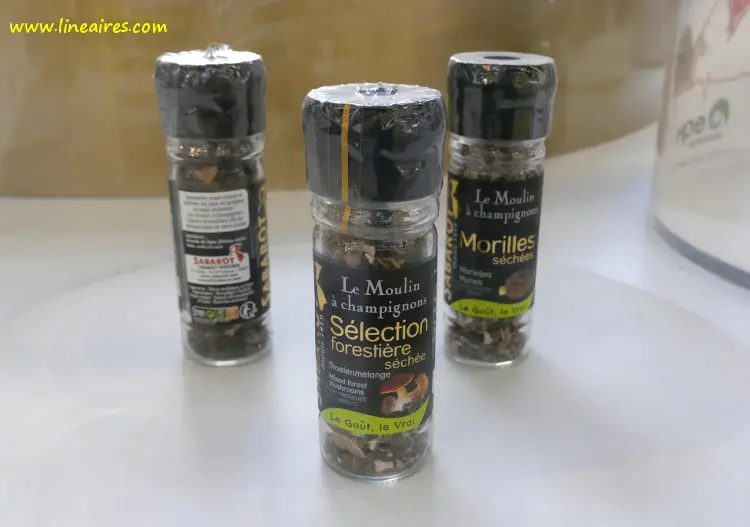 Des champignons moulus