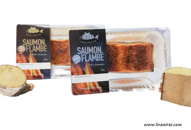 Saumon flambé