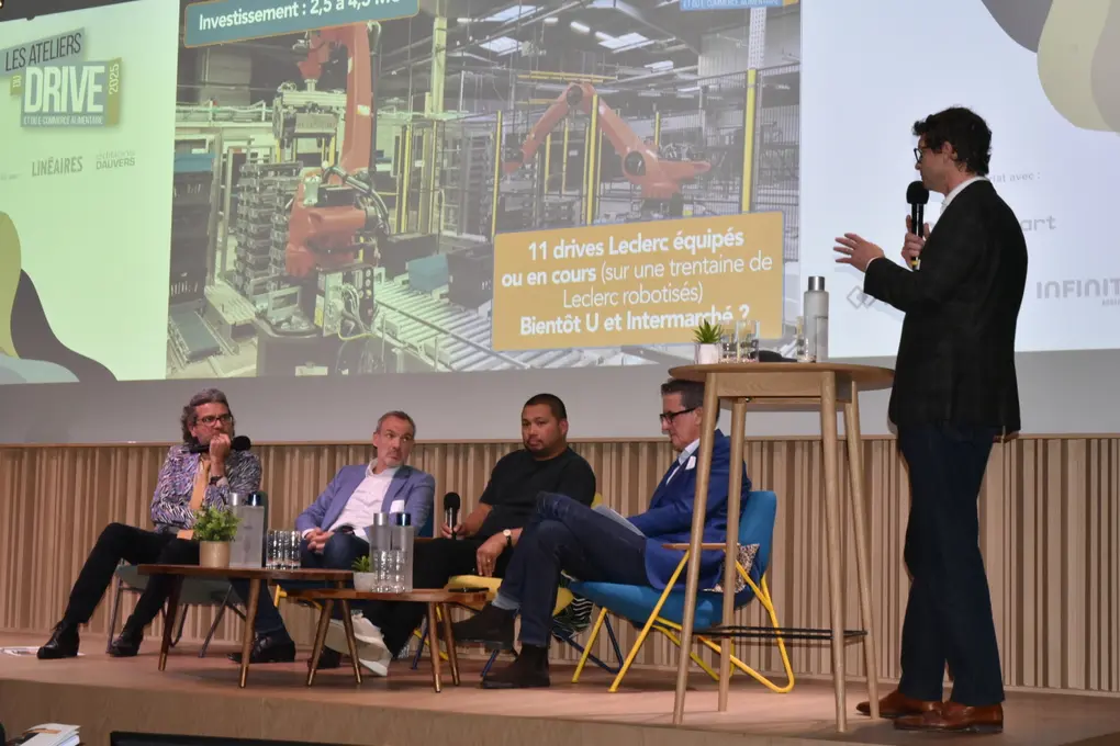 Séquence automatisation avec Romain Djiniadhis, responsable grands comptes Actemium Lyon Logistics (69), venu évoquer entre autres le projet de Lecl