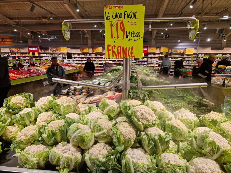 Offre spéciale à 1,19€/p et belle TG au Grand Frais Cesson-Sévigné (Ille-et-Vilaine).