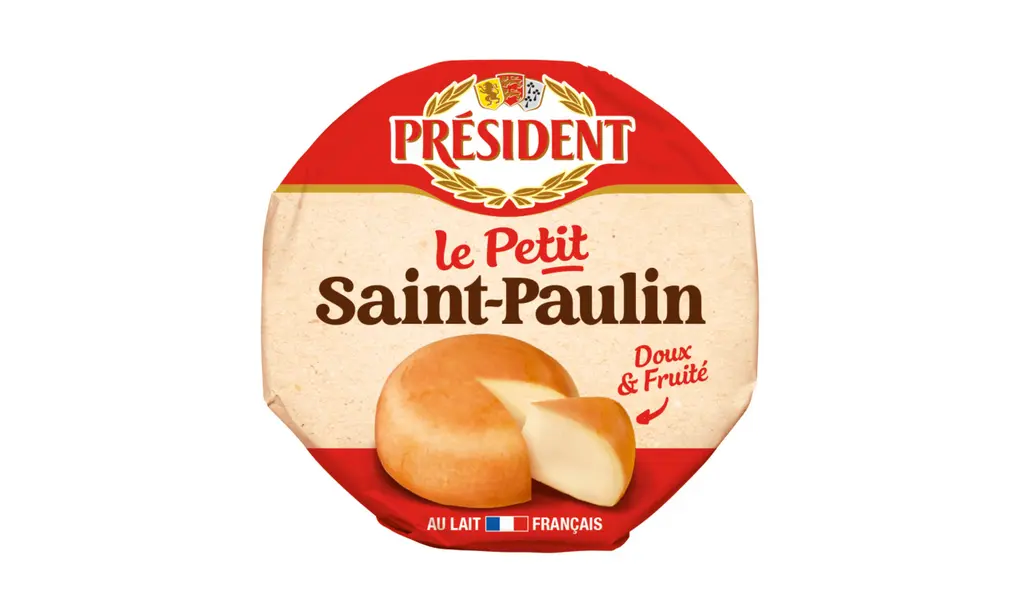Toujours au rayon fromage, Président lancera en mai " Le Petit Saint-Paulin ". Ce fromage français au lait de vache, à pâte pressée non cuite, se